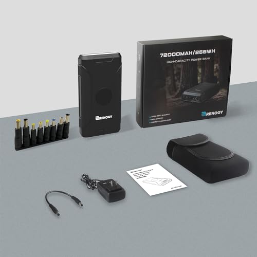 72000mAh 266Wh 12V Power Bank with 60W PD for Camping U828503