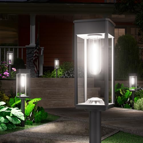 Solar Pathway Lights Outdoor, IP65 Waterproof, Auto On/Off for Yard Path A4634