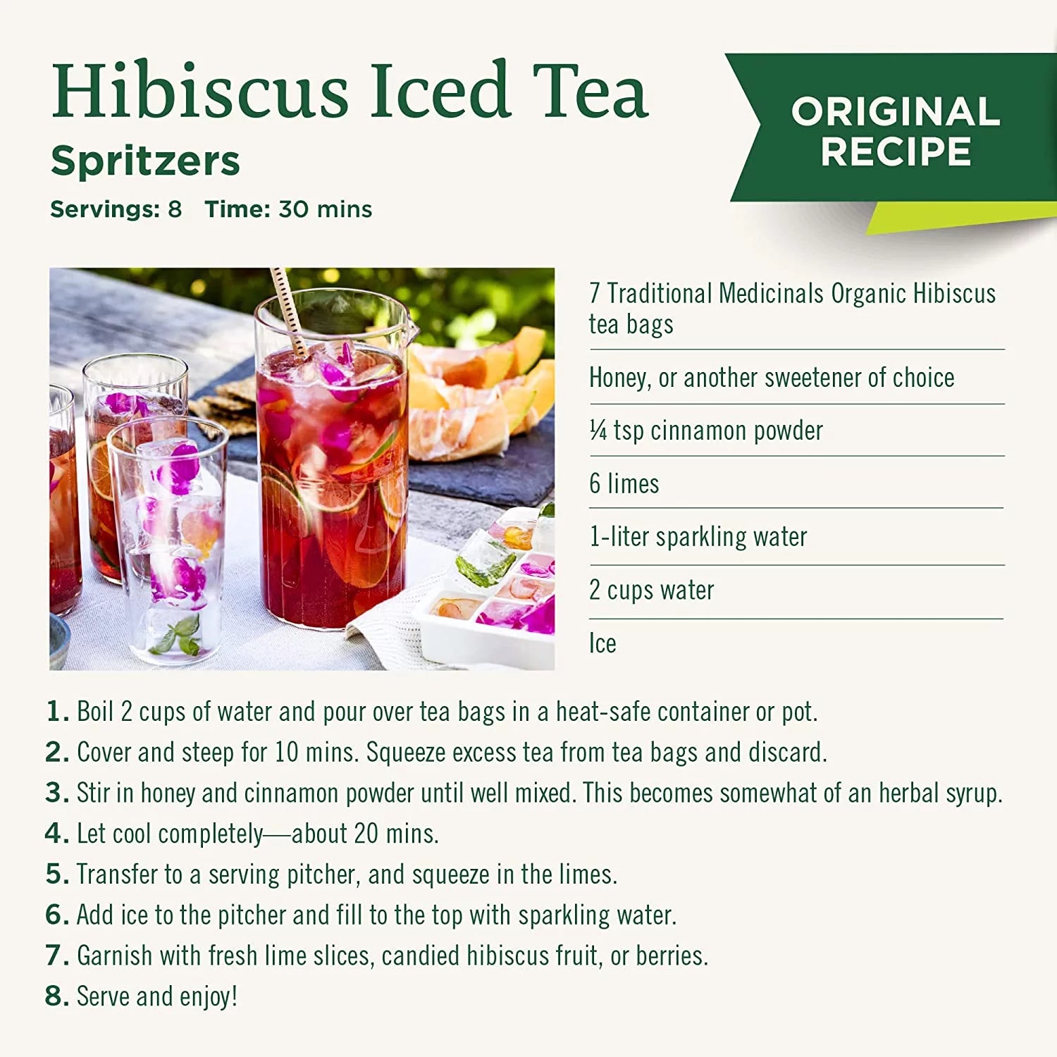 Organic Hibiscus Herbal Tea, 16 Tea Bags, Pack of 3 L90379