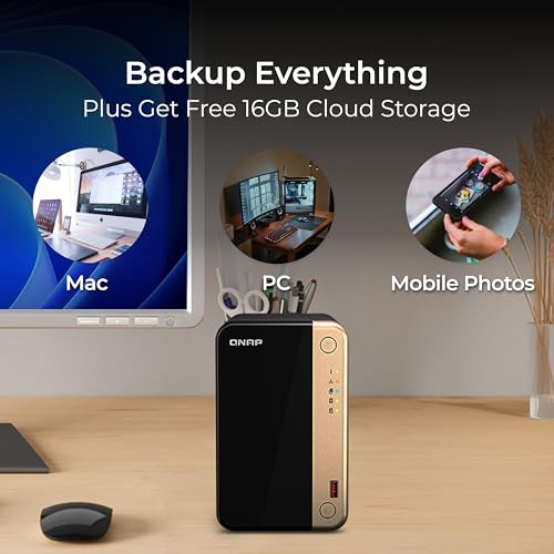 4 Bay Desktop NAS with Intel Celeron Quad-core Processor and Dual 2.5GbE S510