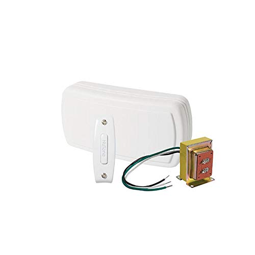 Door Chime Kit with Two Lighted Pushbuttons, White X269023