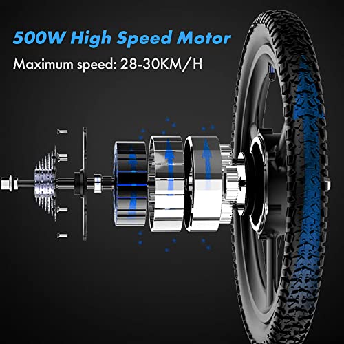 Electric Bike for Adults 29 Inch Fat Tire Mountain Bicycle 500W T253