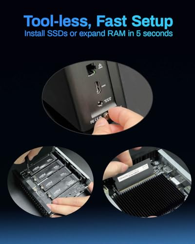 4-Bay SSD NAS Server, Quad-Core CPU, 8GB DDR5 RAM, 5GbE Port N174435