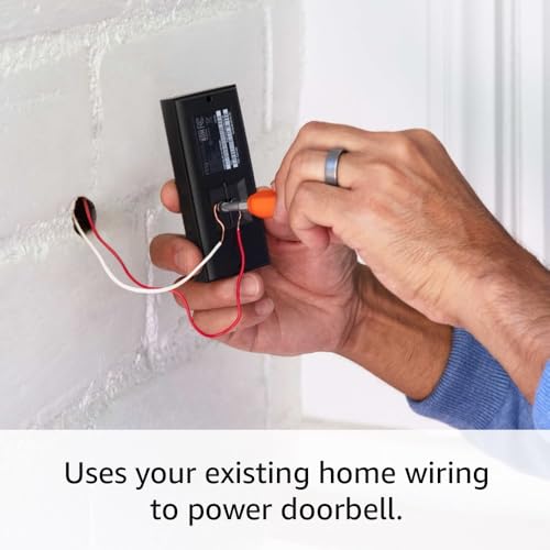 Video Doorbell Wired with Two-Way Talk and HD Camera A58695