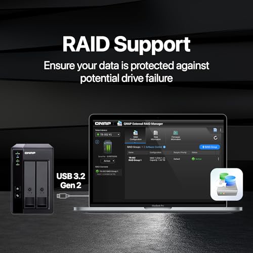 4 Bay USB Type-C Direct Attached Storage with Hardware RAID B81731