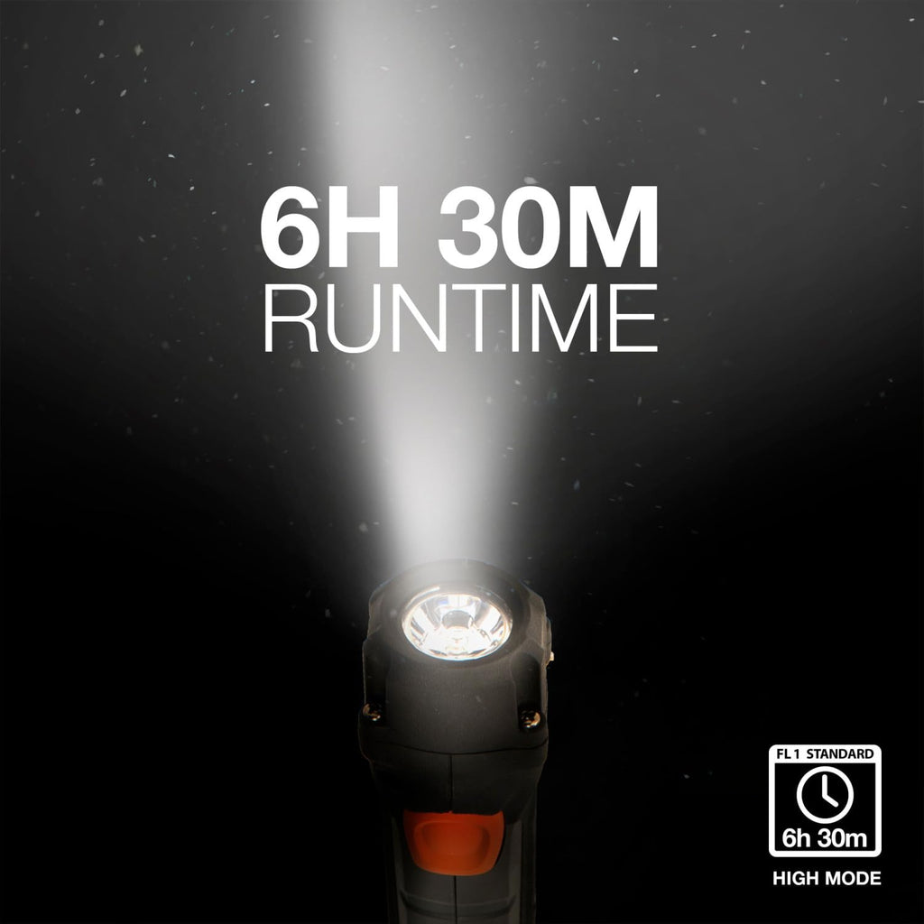 LED Flashlight, IPX4 Water Resistant, Batteries Included B862
