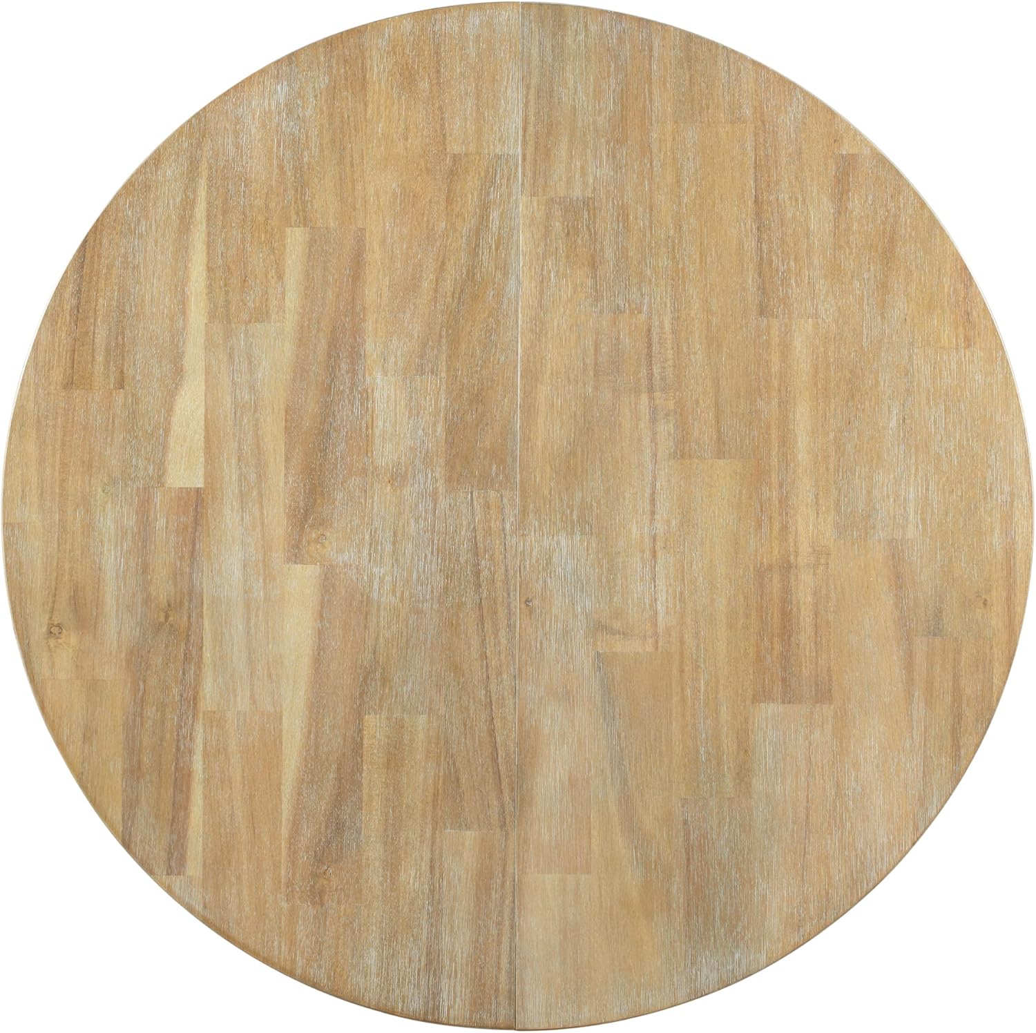 Farmhouse Round Extendable Dining Table with 16" Leaf Y644