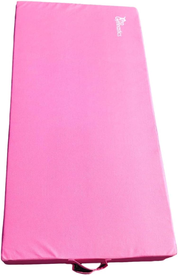 6x4x2 ft Extra Thick Folding Gymnastics Exercise Mat (Pink) C8385
