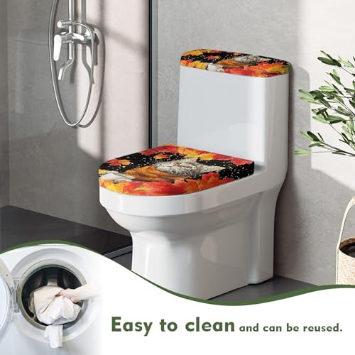 Christmas Toilet Lid and Tank Cover Set for Bathroom Decor K51670