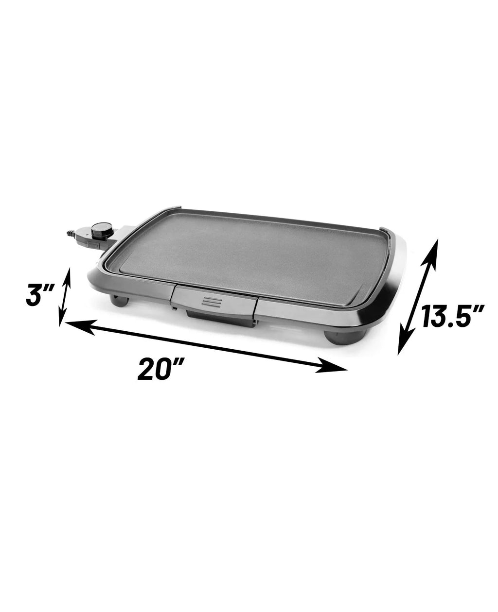 Nonstick Electric Griddle for 6 Eggs and Pancakes N240290