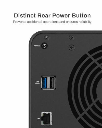 4 Bay NAS Network Attached Storage with Quad Core CPU and 2GB RAM N180