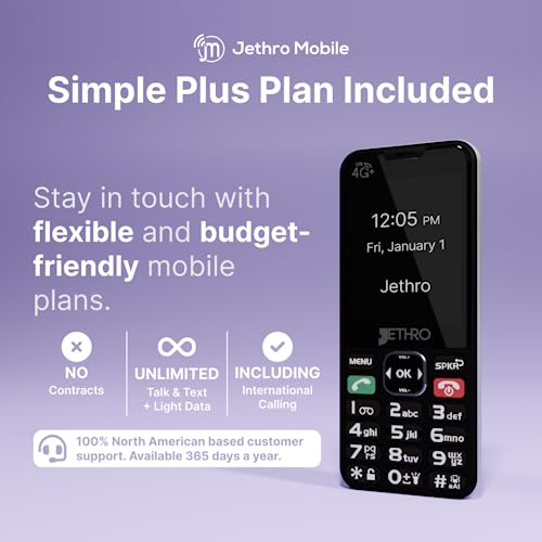 Large Button 4G Cell Phone for Seniors with 6-Month Plan C622