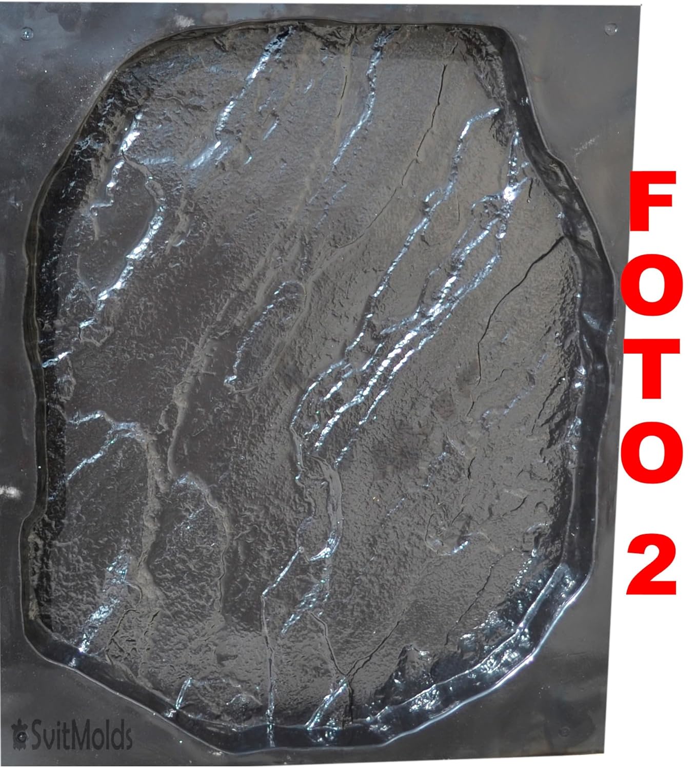 Concrete Mold DIY Stepping Stone Flagstone for Garden Walkway Q56585