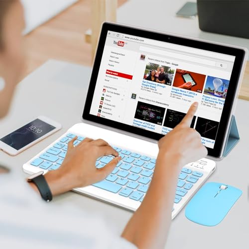 10 Inch Android Tablet with Keyboard Case Mouse Stylus J550018