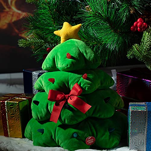 Animated Christmas Snowman Plush with LED Lights, Musical Toy for Kids, 13 Inch J154