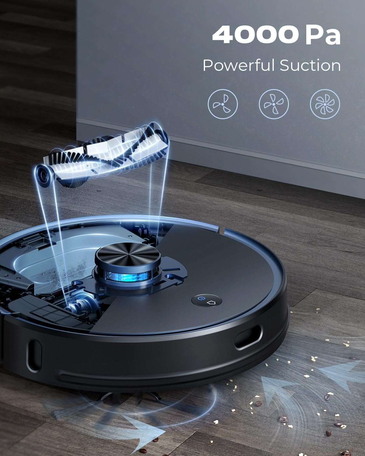 Robot Vacuum and Mop Combo, 3 in 1 with Self Emptying Station, Lidar Navigation, App Control C962358