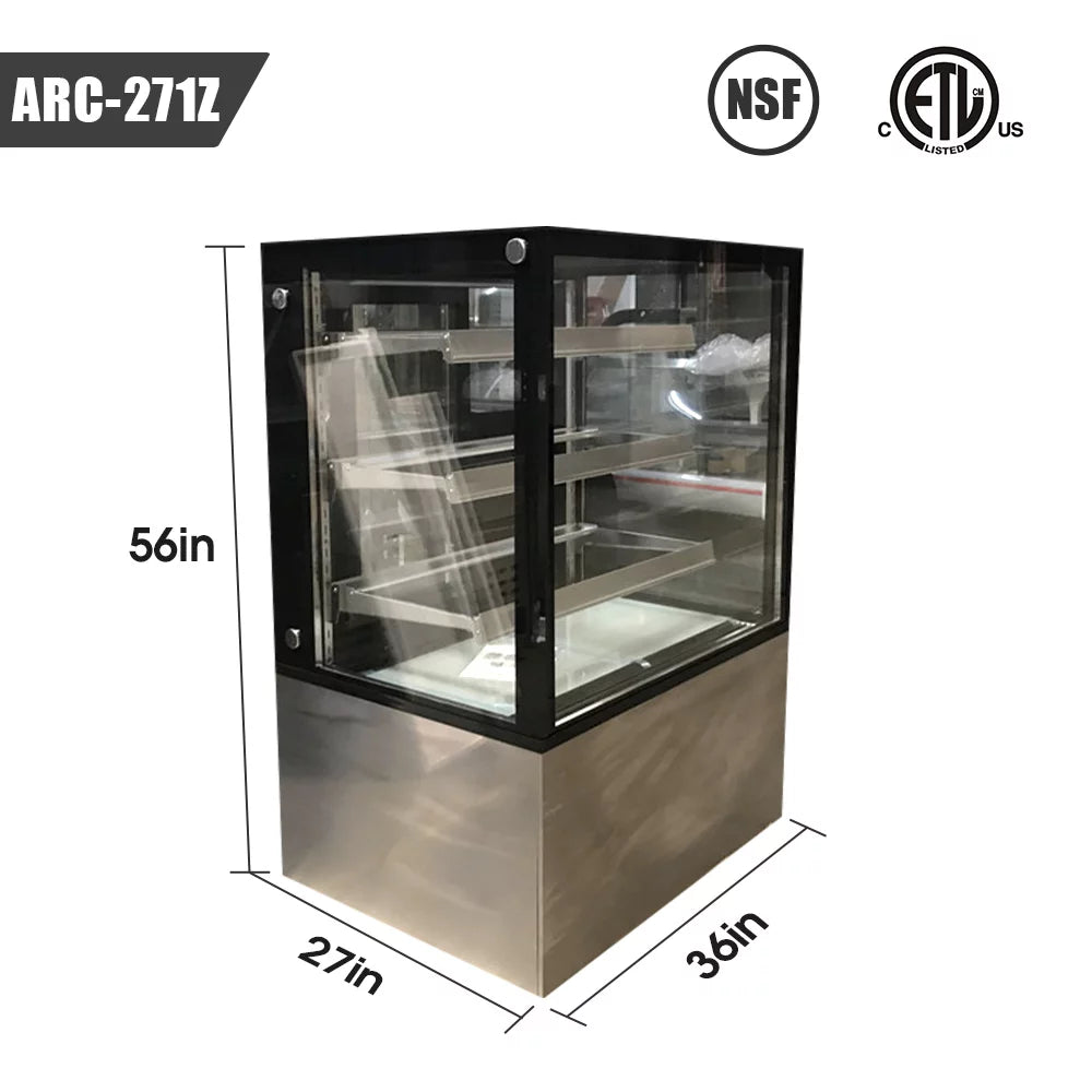 Commercial Refrigerated Bakery Display Cooler Case Q9195