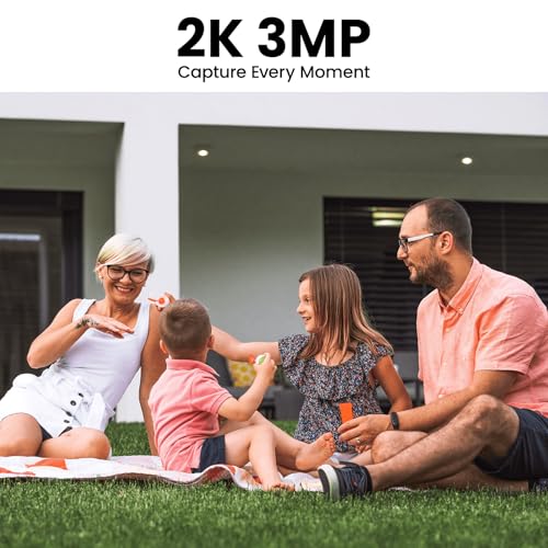 2K Wireless Security Camera Outdoor with AI Motion Detection and Solar Charging B676