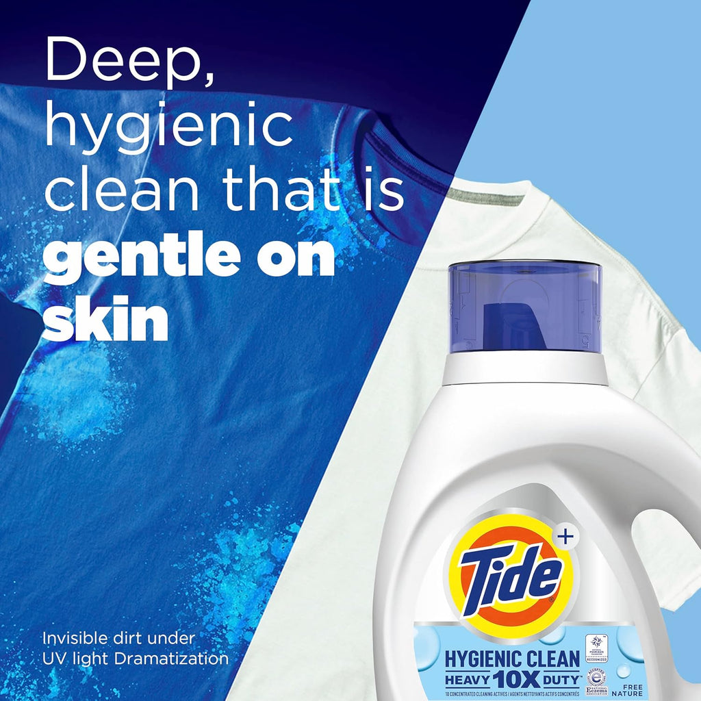 Heavy Duty Unscented Laundry Detergent Liquid, 100 Loads Y90976