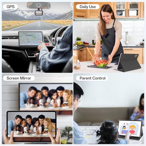 11 Inch 2-in-1 Tablet with Keyboard, 16GB+128GB, Dual Camera, Gray I682