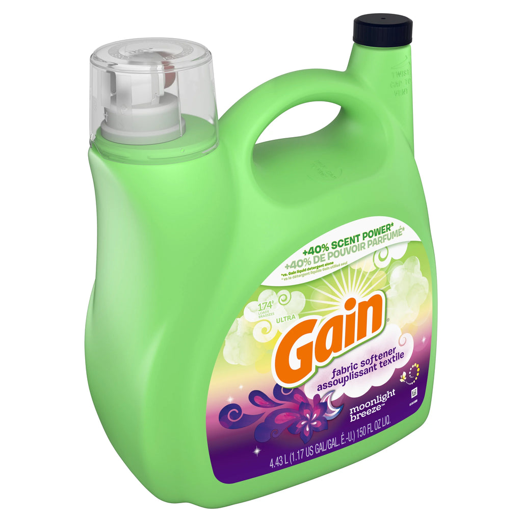 Liquid Fabric Softener, Moonlight Breeze, 150 Fluid Ounce M29246