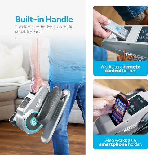 Foot Pedal Exerciser for Seniors, Under Desk Elliptical Exercise Bike T603778
