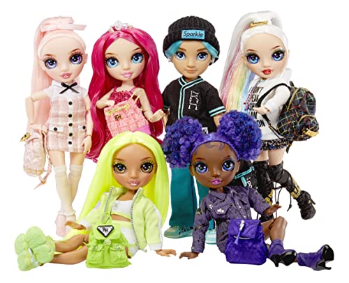 Rainbow High Jr High Series 2 Amaya Raine - 9" Posable Fashion Doll with Designer Accessories and Backpack O55625