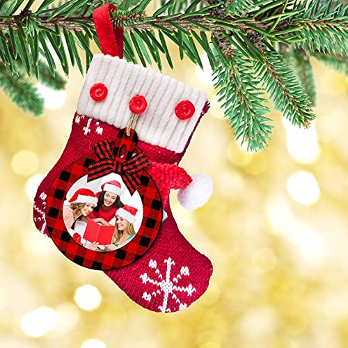 24 Pcs Christmas Photo Ornament Frames for Baby First Christmas Tree Keepsake K3591