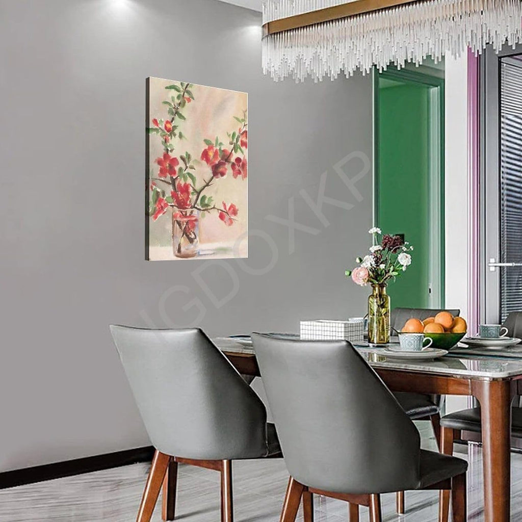 Flower Painting Poster Canvas Wall Art for Living Room Bedroom Decor N8205