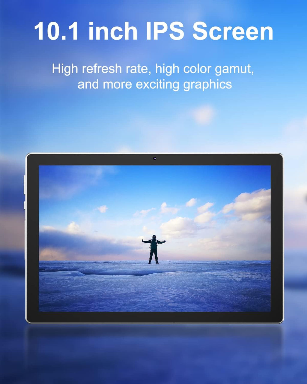10.1 Inch Android Tablet with Keyboard, Mouse, Stylus, 2GB RAM 32GB ROM D144