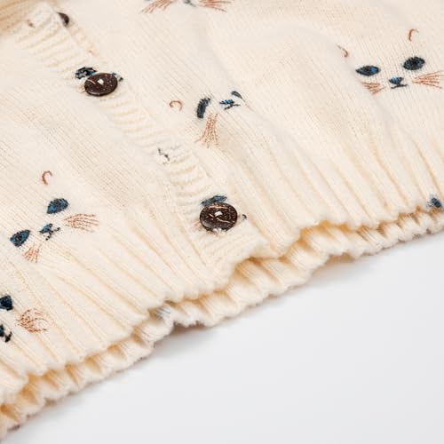 Women's Long Sleeve Button Knit Cardigan Sweater I652