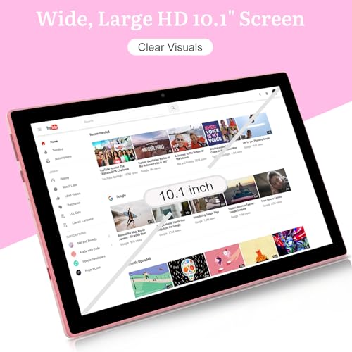 Android Tablet 10 Inch with Keyboard, Mouse, Stylus, 128GB ROM 6GB RAM N54250
