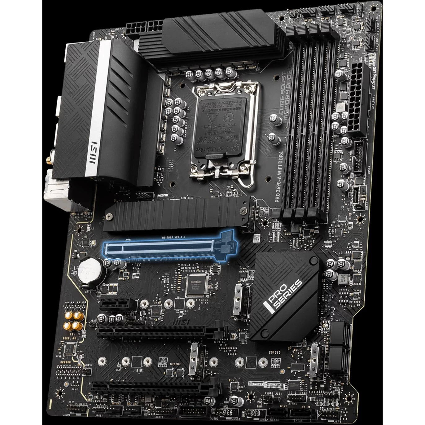 Z690-A WIFI DDR4 Desktop Motherboard, Intel LGA-1700, ATX Z68260