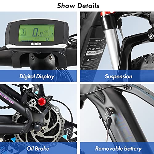 Electric Bike for Adults 29 Inch Fat Tire Mountain Bicycle 500W T253