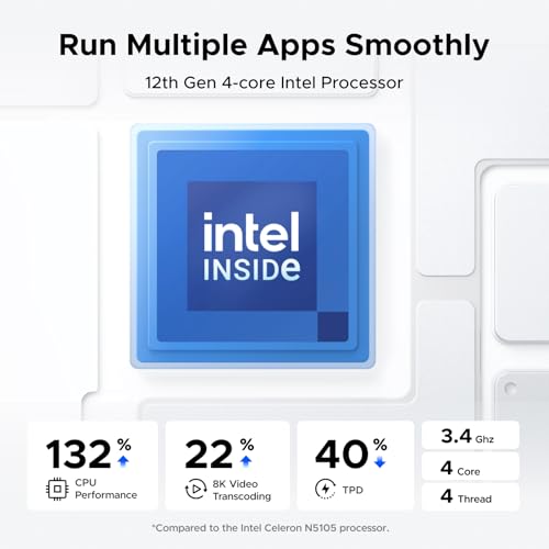 2-Bay Desktop NAS with Intel N100, 8GB DDR5 RAM, 2.5GbE E273