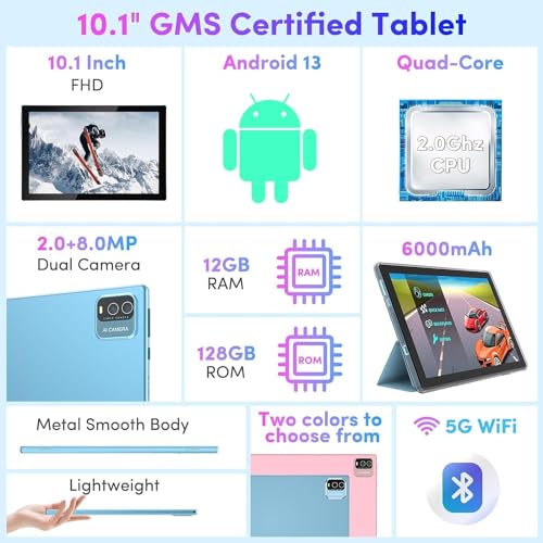 10 Inch Android Tablet with Keyboard Case Mouse Stylus J550018
