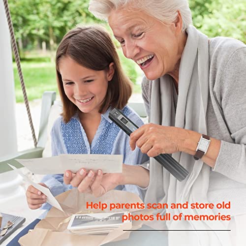 Portable Scanner for A4 Documents Photos, 900 DPI, Flat Scanning, Includes 16G SD Card I7693
