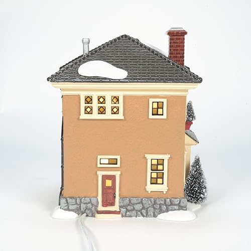 Porcelain Snow Village Christmas Lit House N2284