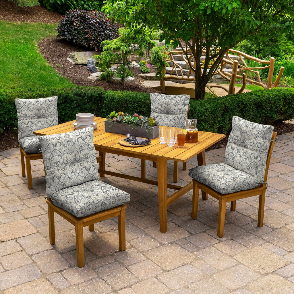 Outdoor Tufted Dining Chair Cushion 21 x 40 R272080
