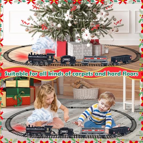 Remote Control Train Set with Lights and Sounds for Kids U122