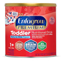 Enfagrow PREMIUM Toddler Nutritional Drink, Made with Real Milk, Brain-Building Omega-3 DHA, Nutrients and Prebiotics for Growth & Immune Support, Non-GMO, Toddler Milk Powder, 24 Oz Can