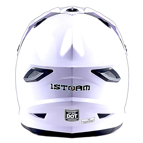 Adult Motocross Helmet Full Face Racing Style Matt Black D9788