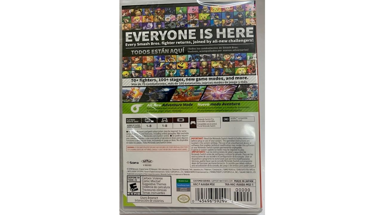 Super Smash Bros. Ultimate - Nintendo Switch A845