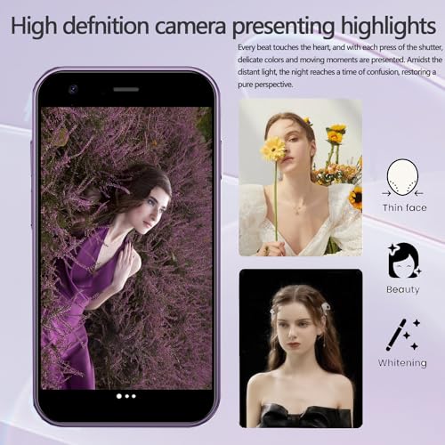 Mini Smartphone 3.0 Inch Unlocked Android Kids Cell Phone Dual SIM (Blue, 2GB+16GB) E353
