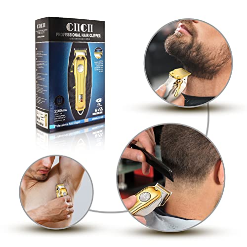Cordless Hair Clippers for Men, Rechargeable Hair Beard Grooming Kit E222353
