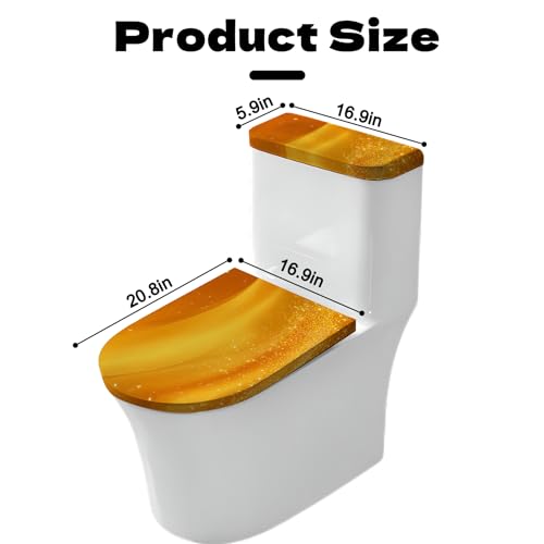 Christmas Toilet Lid Cover, Washable Seat and Tank Protector W1747