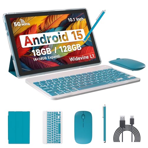 10 Inch Android Tablet with Keyboard Case Mouse Stylus J550018