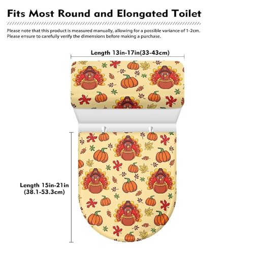 Christmas Toilet Lid and Tank Cover Set for Bathroom Decor K51670