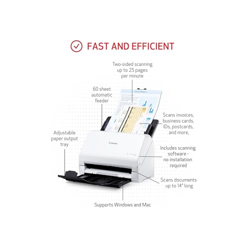 Office Document Scanner with Auto Document Feeder and Duplex Scanning E72366
