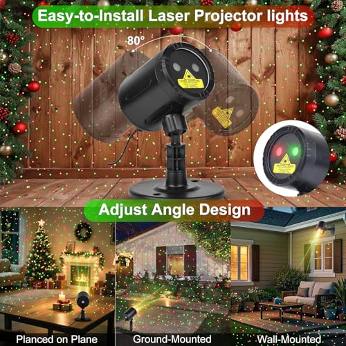 Christmas Laser Projector Lights Outdoor Indoor with Remote Control, Waterproof Z3790